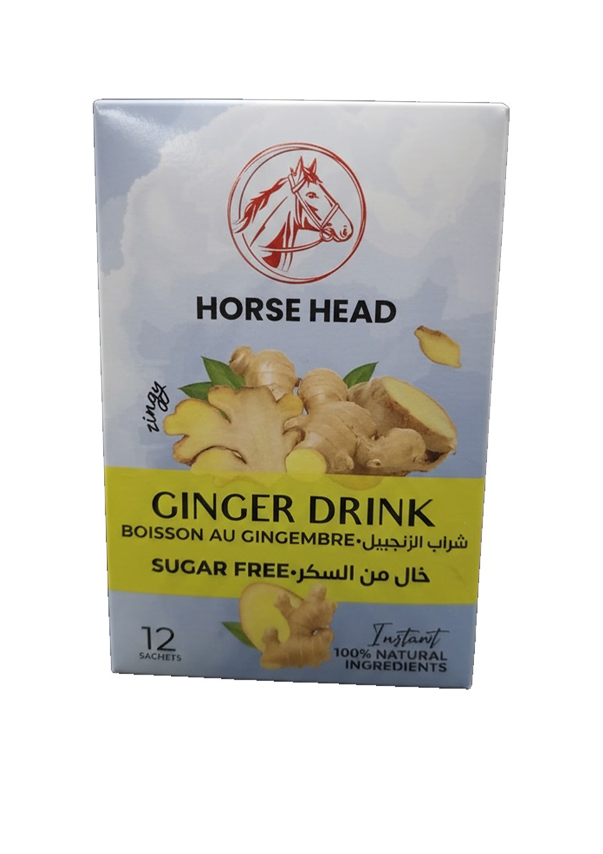 Horse Head Instant Honey Ginger SUGAR FREE 5gr*12*24
