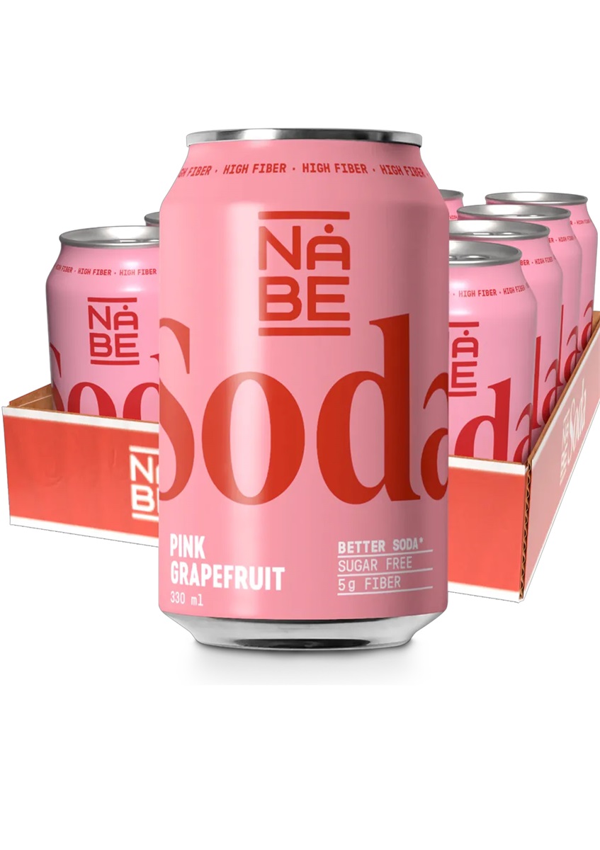Nåbe Soda Pink 33cl*12