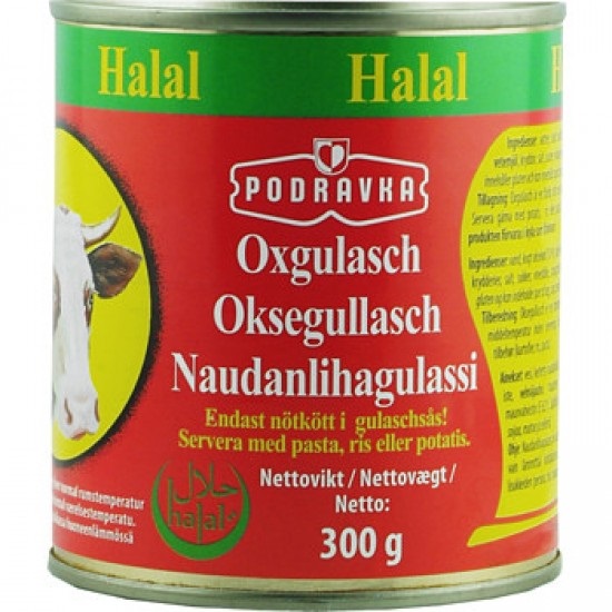Oxgulasch Pod Halal 300g*15