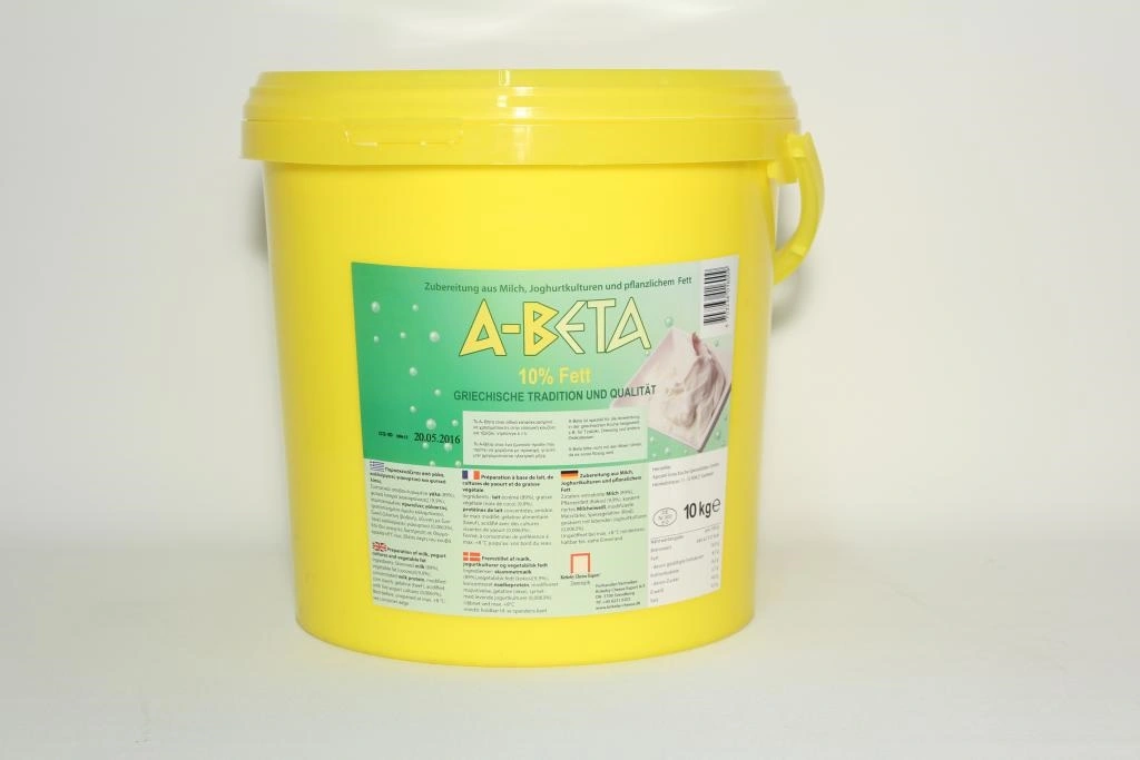 Yoghurt gul hink 10% 10kg