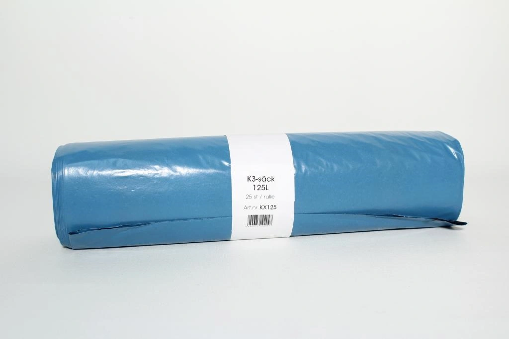 Sopsäck Blå 125L 25st*6