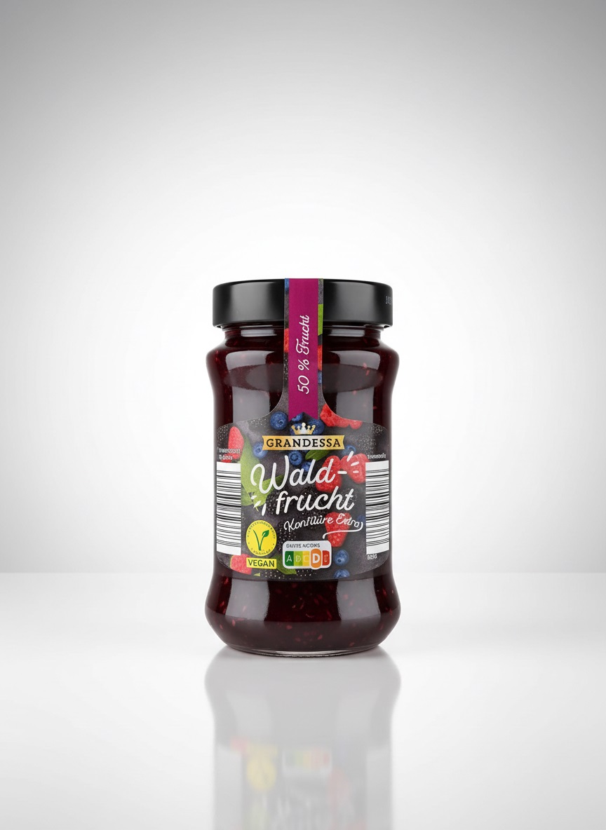 Marmelad Grandessa Wald Frucht 450g*12 TEXT