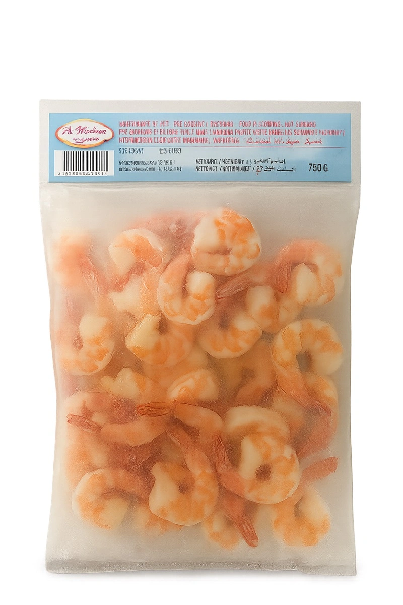 Fisk räkor kokt 26/30 750gr*10