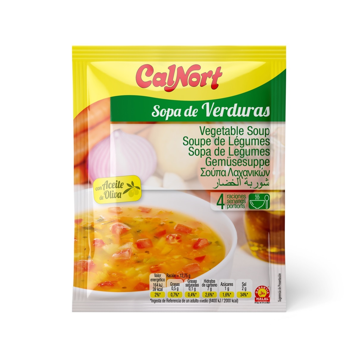 CalNort Soppa Vegetarisk 66g*24 TEXT