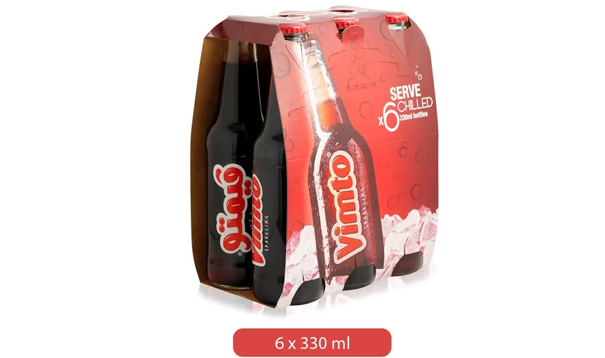 Vimto Frizzy I Glas Röd 330ml*24 TEXT