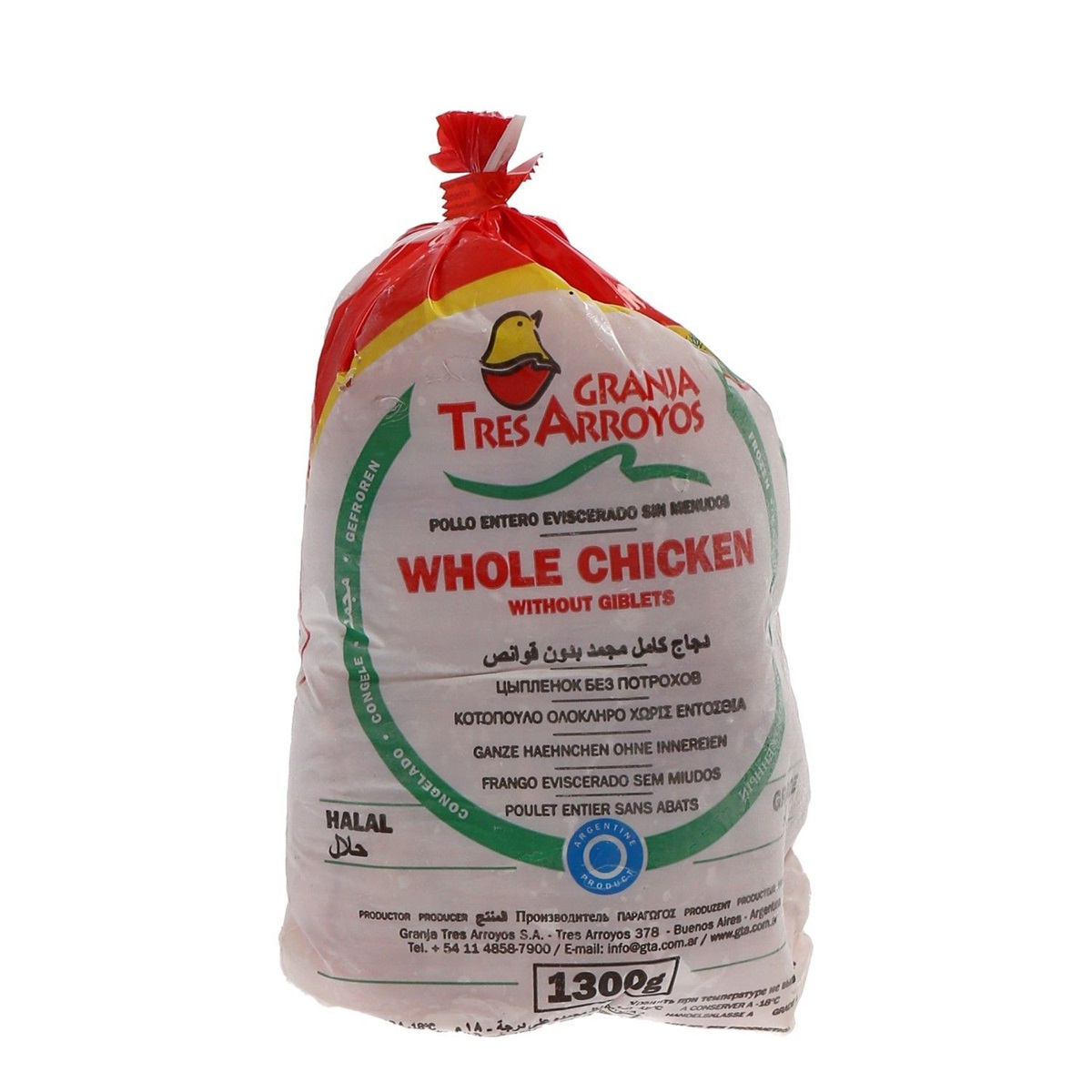 Kycklinghel Tres TEXT 1300g*10