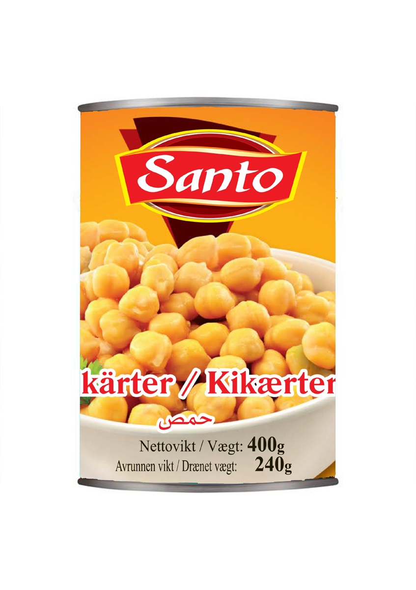 Kikärter i Burk UG 400gr*24