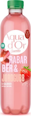Aquador Rabarber & Jordgubb 50cl*12