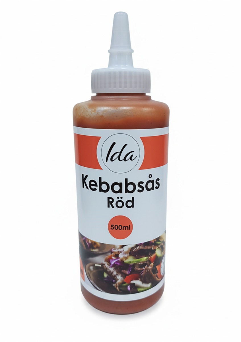 Ida Kebab dressing röd 500gr*8