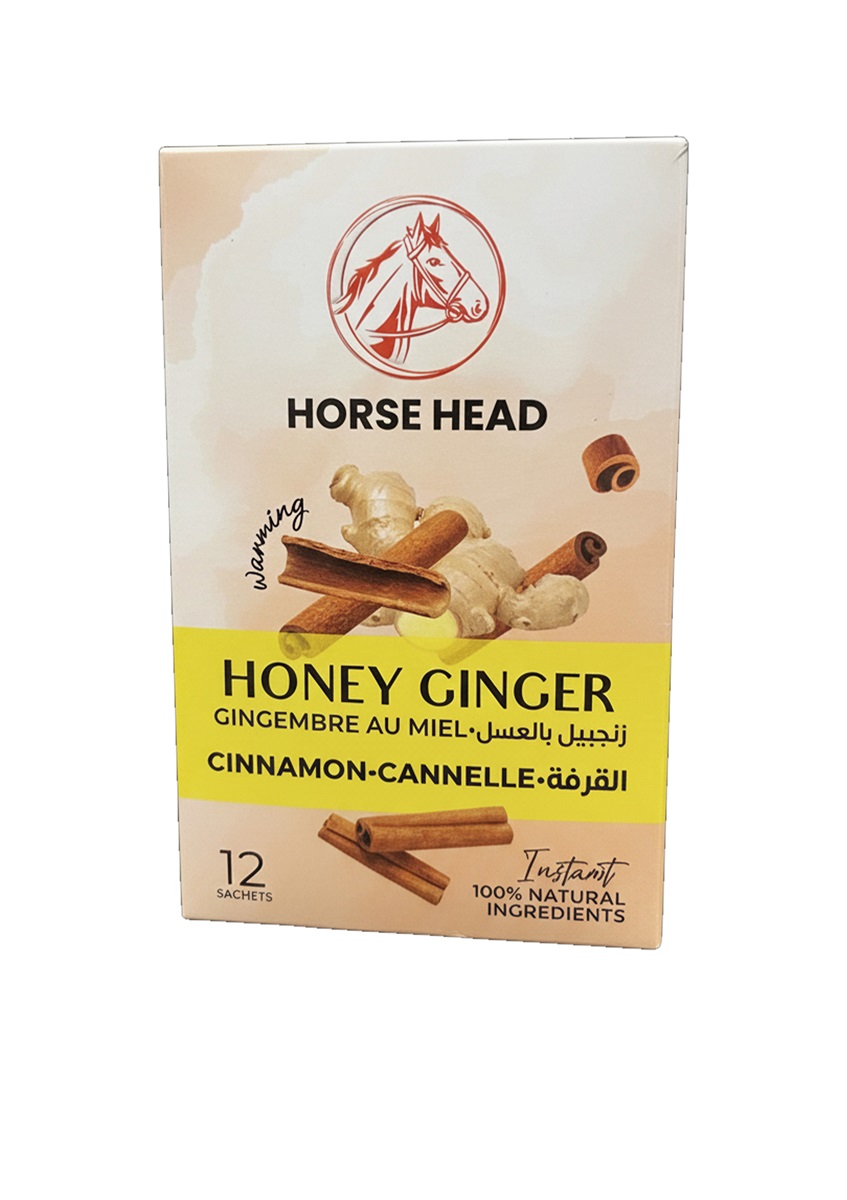 Horse Head Instant Honey Ginger&Cinnamon 8gr*12*24