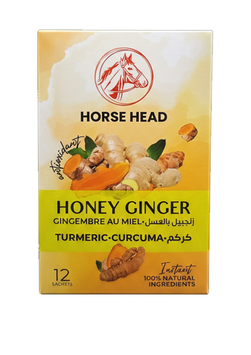 Horse Head Instant Honey Ginger&Turmeric 8gr*12*24