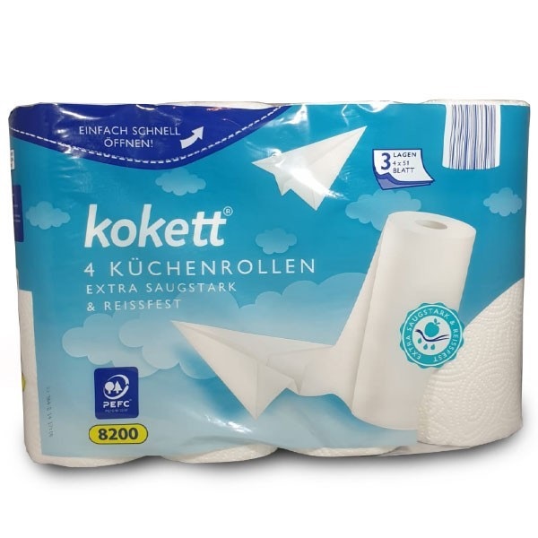 Kokett Kökspapper 4-Pack