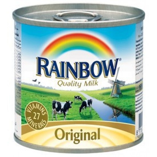 Rainbow Sötad Mjölk 397g*24