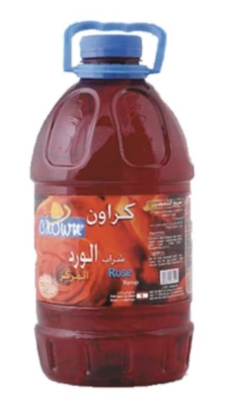 Crown Rose Sirap 2,5kg*4