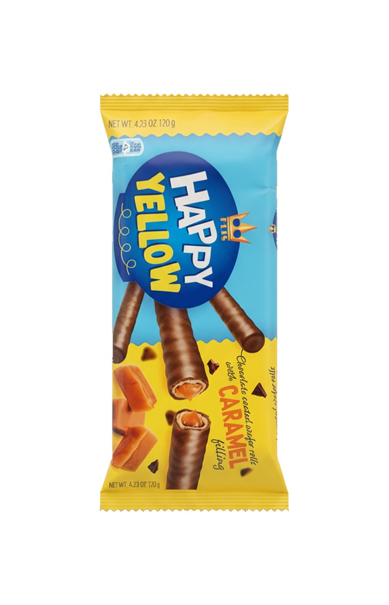Happy Yellow  Caramel 120gr*16