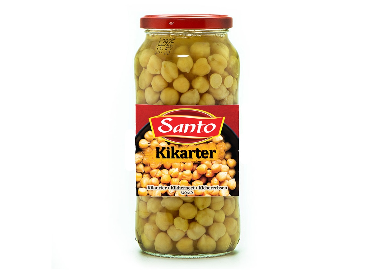 Kikärter i Glas UG 570gr*12