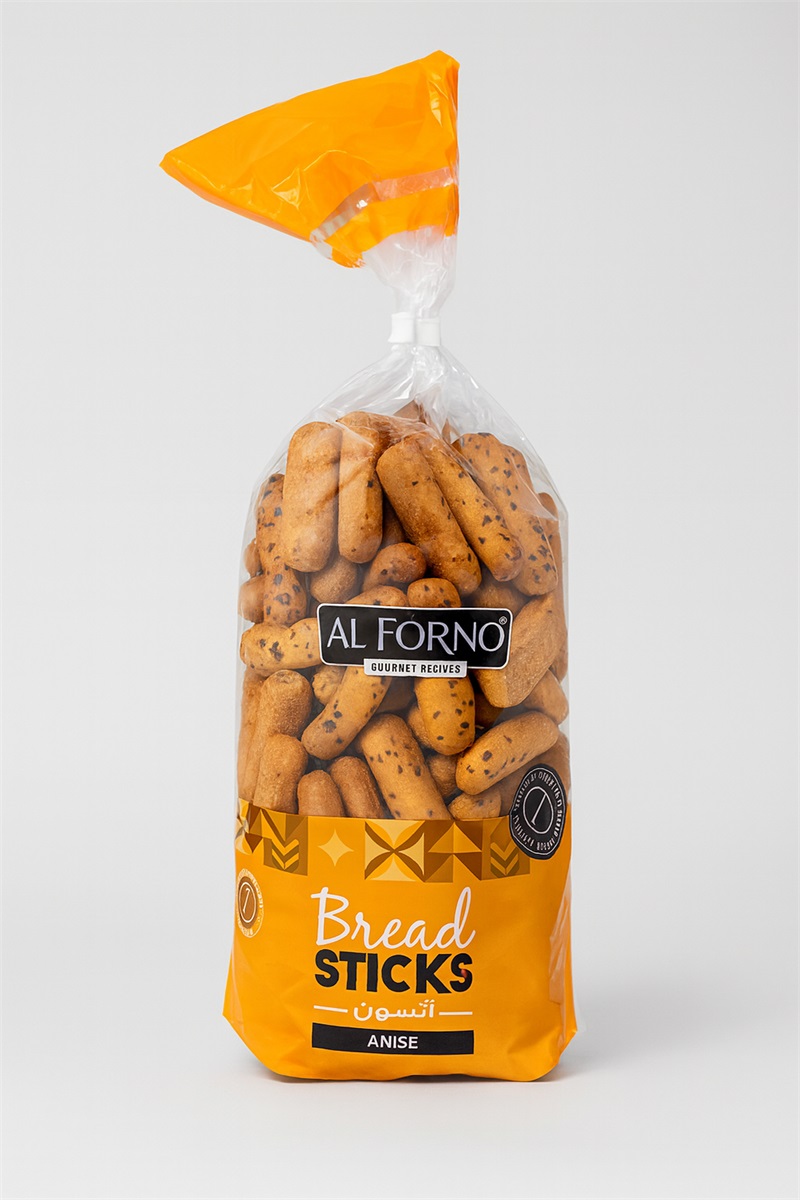 Al Forno Breadsticks Small Anise 250gr*16 TEXT