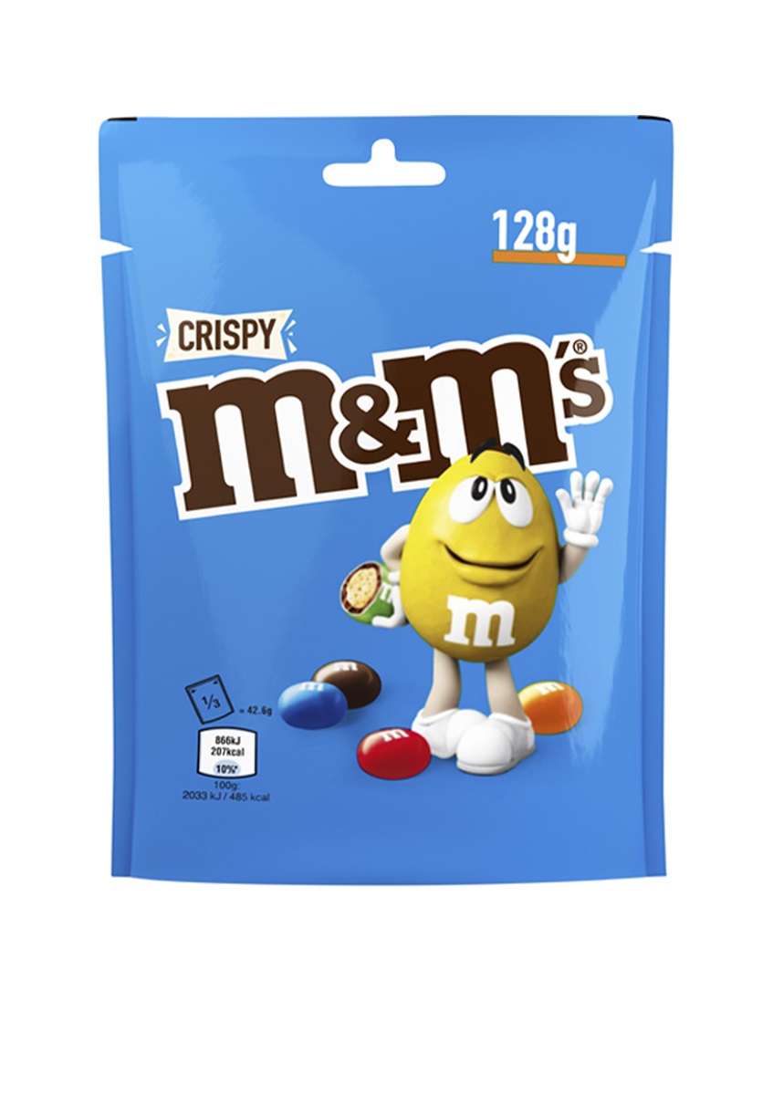 M&Ms Crispy 128g*13 TEXT
