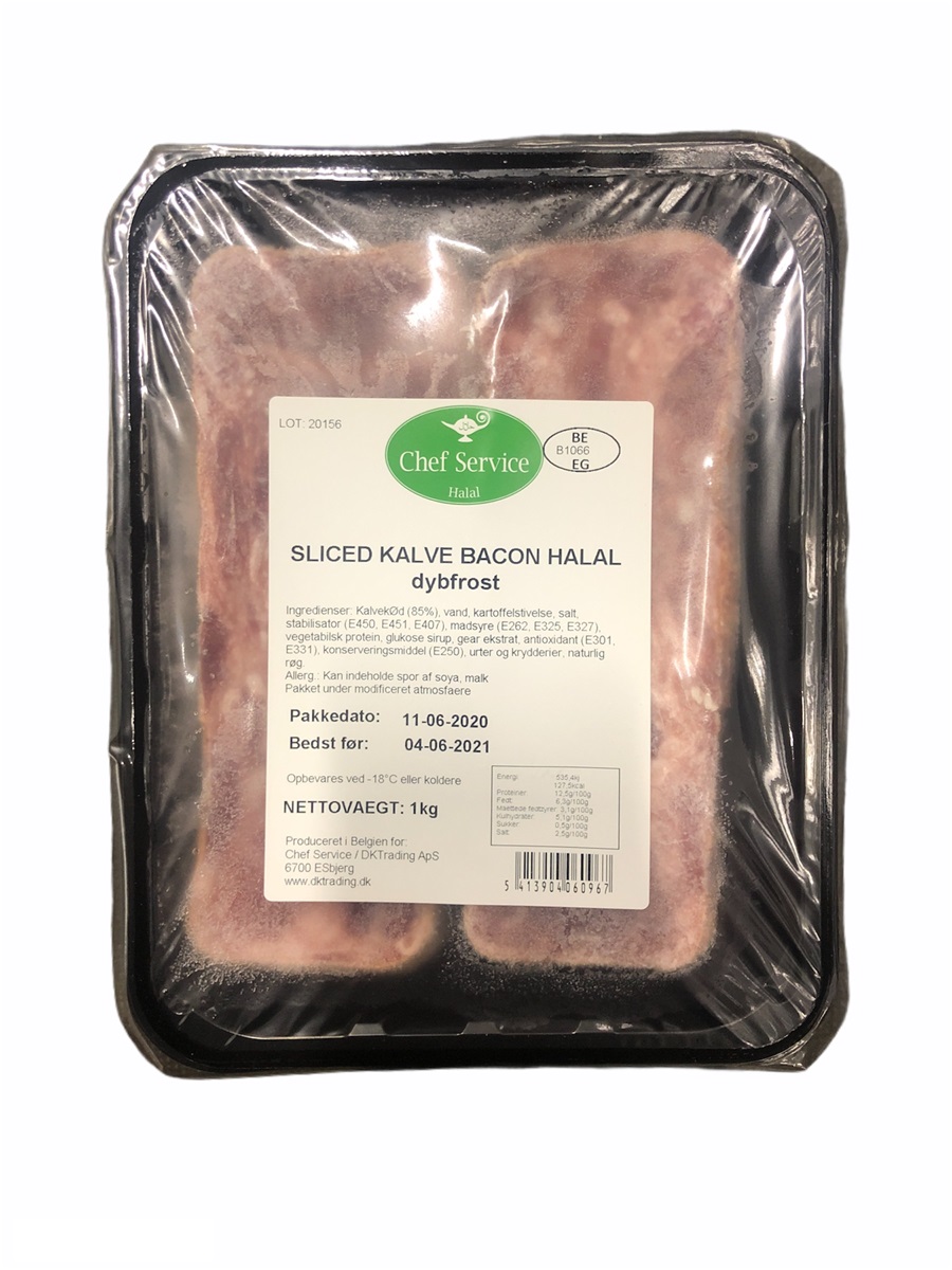 Ox Skivad Rökt Chef 1KG*10