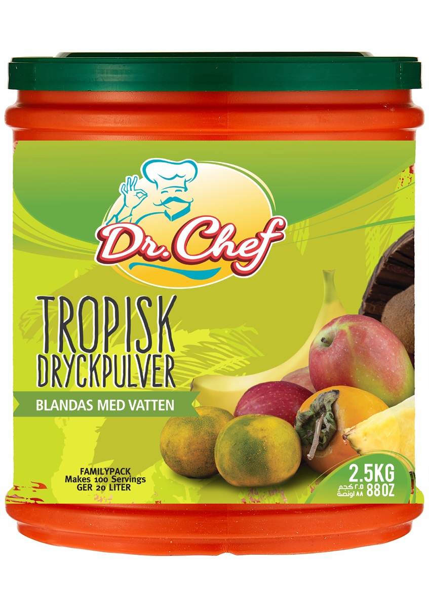 Dr Tropical dryckpulver 2,5kg*6
