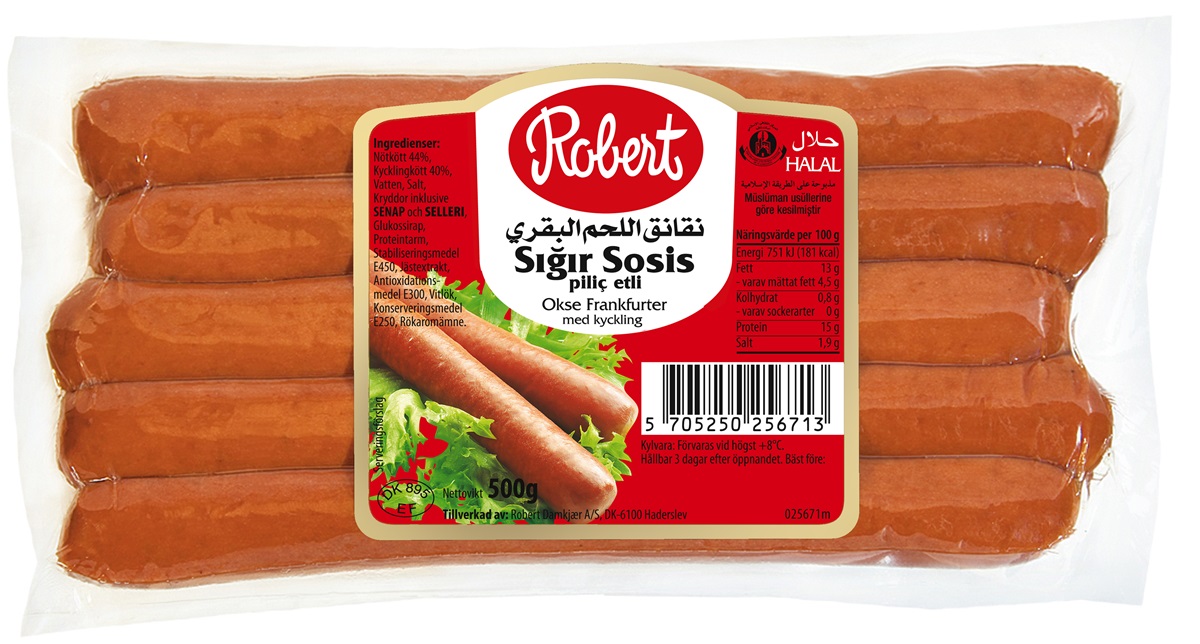 Oxkorv M/Kyckling Robert500g*8