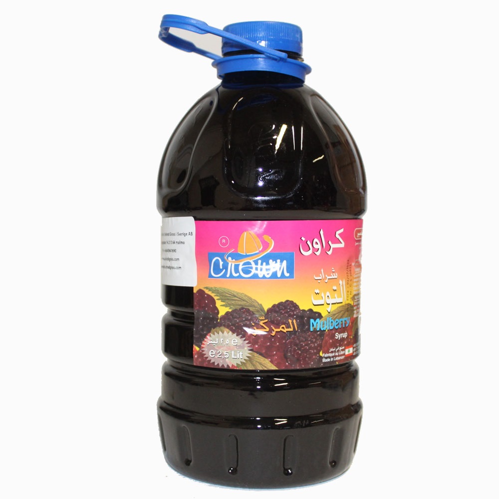 Crown Mullbär Sirap 2,5kg*4