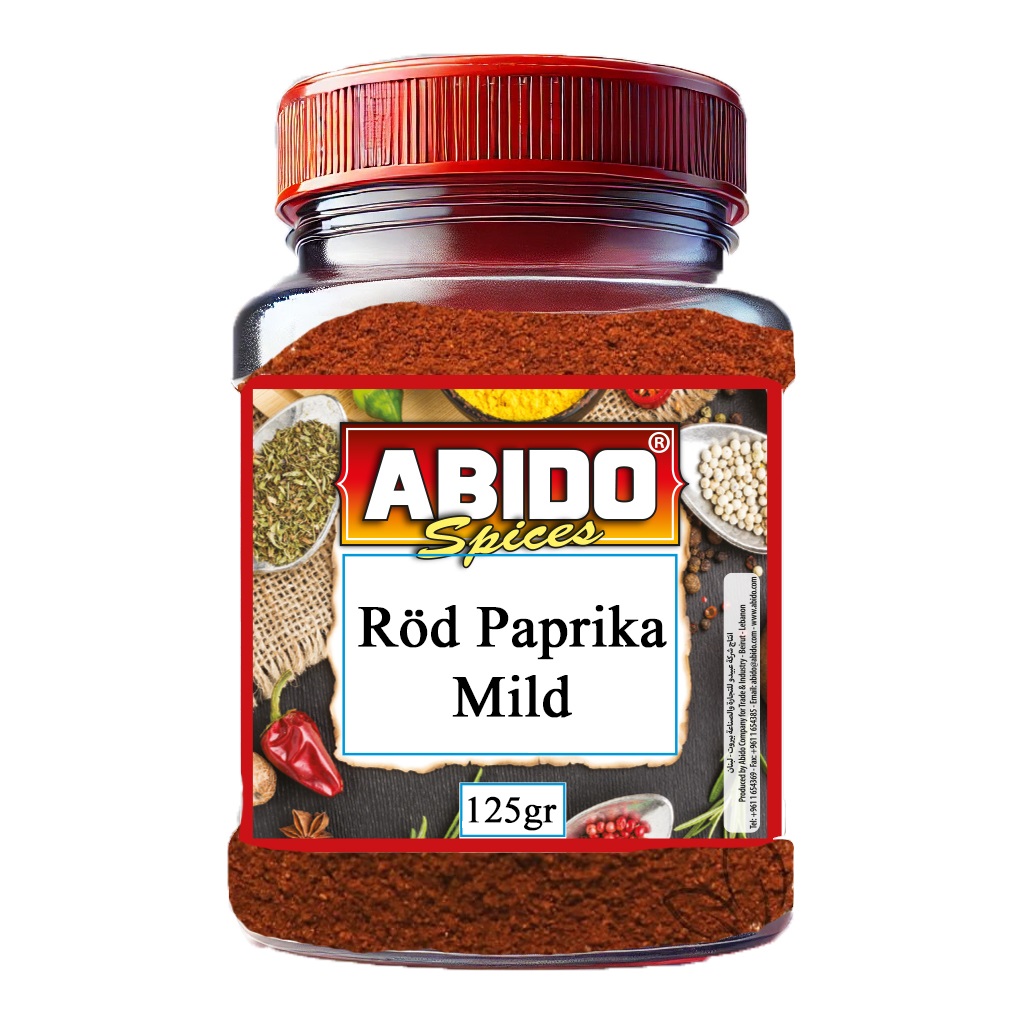 Abido Röd Paprika Mild 120gr*24