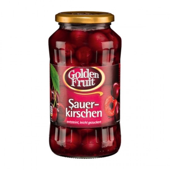 Körsbär i Glas Golden 720ml*12 TEXT