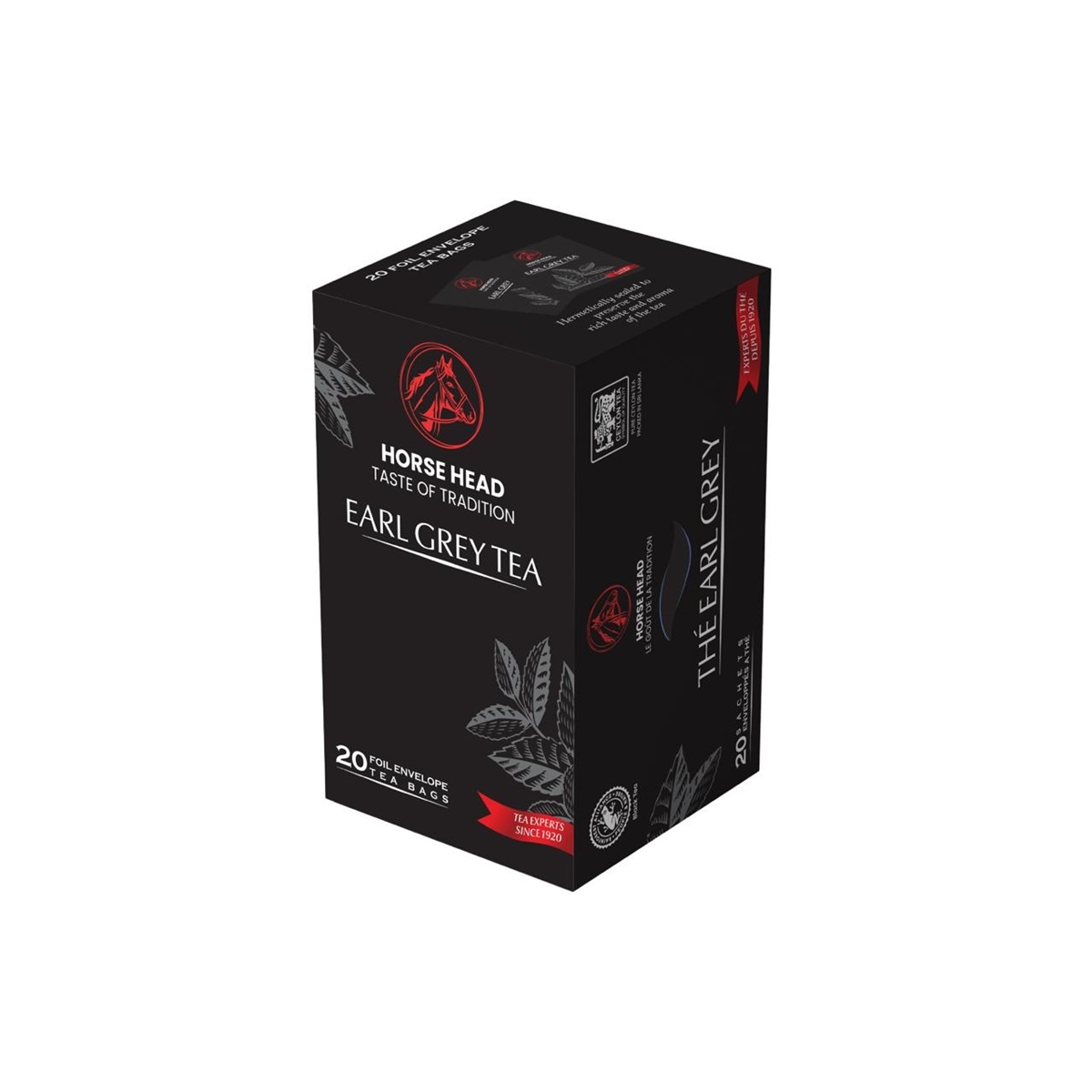 Horse Head Earl Grey Te 40g*24