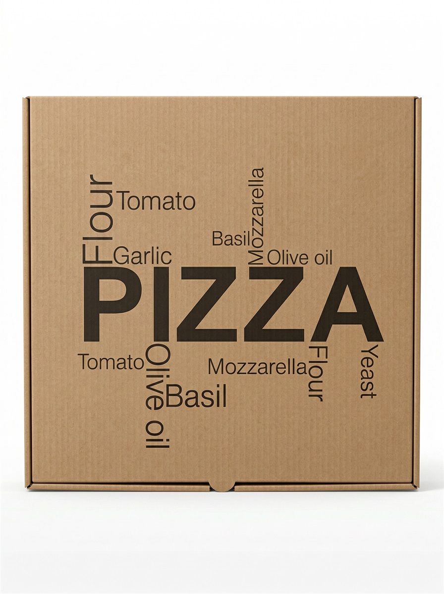 Pizza K STARK BRUN 30x30 UG 100st