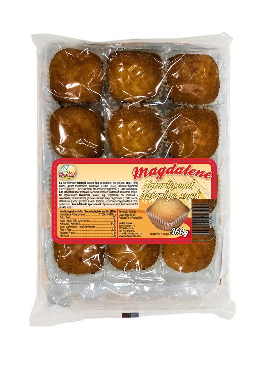 XMuffins Naturell DR Chef 280gr*14