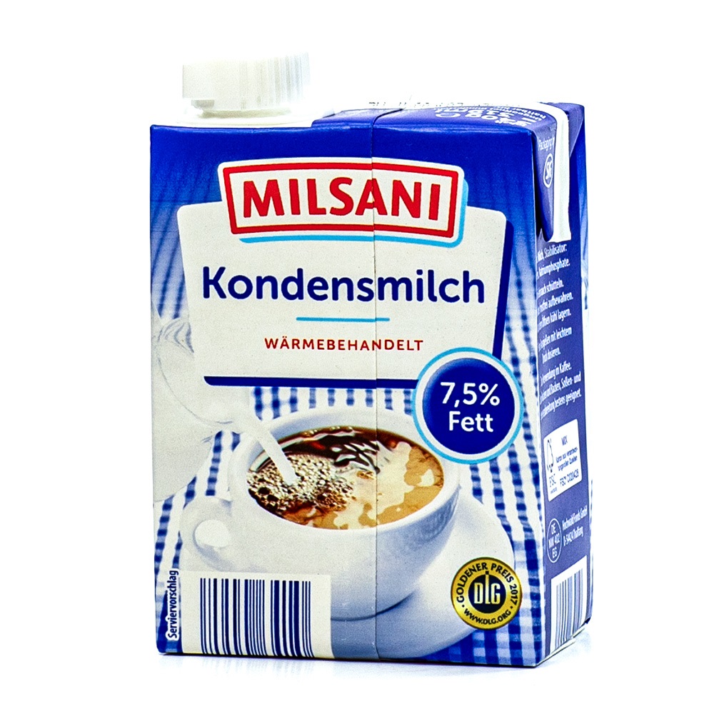 Milsani Grädde 7,5% Fett 340*16 TEXT