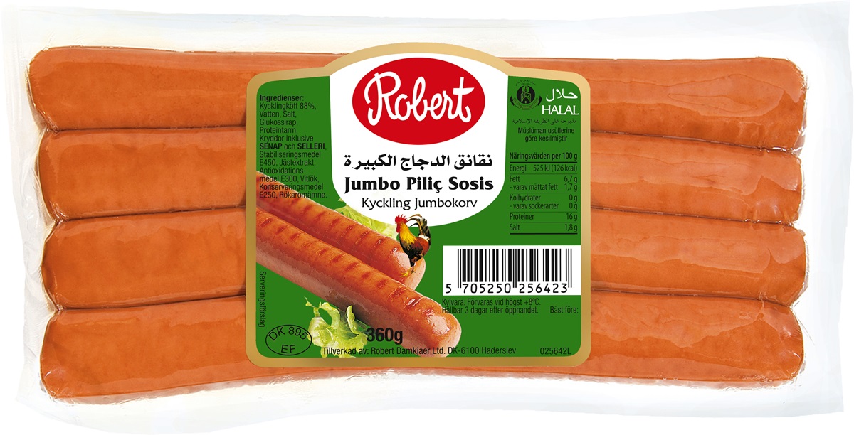 Jumbo Korv Kyck Robert 360g*10