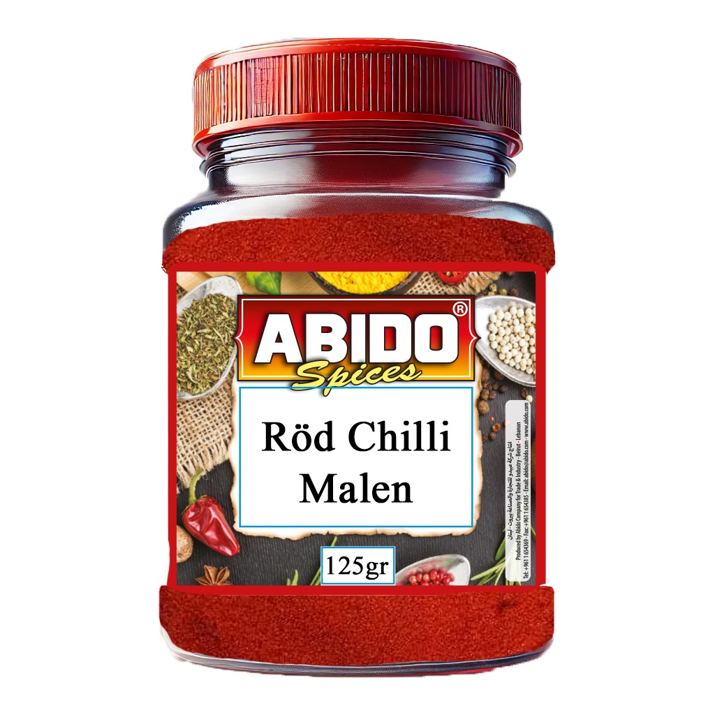 Abido Röd Chilli Malen 120gr*24