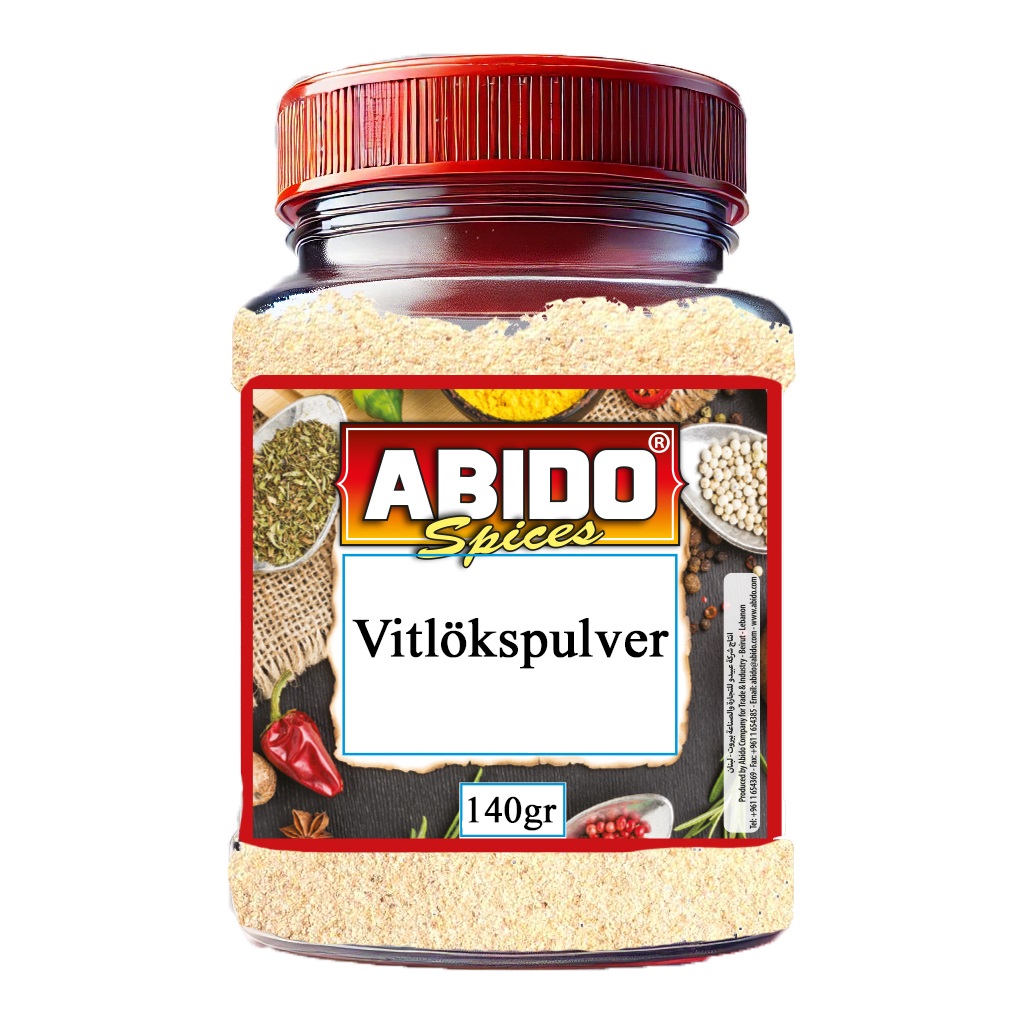 Abido Vitlök Pulver 140gr*24