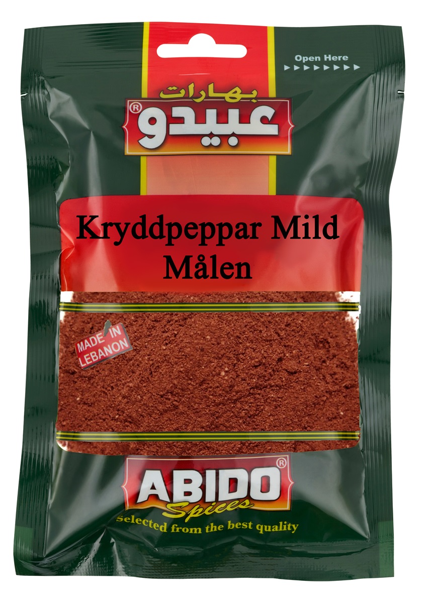 Abi Kryddpeppar Mild 50g*10