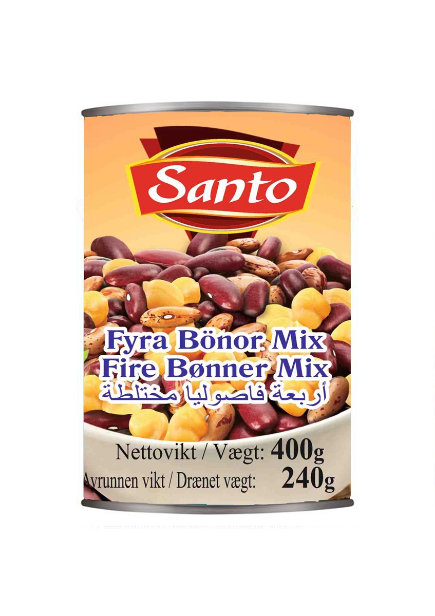 Fyra Bönor Mix 400gr*24