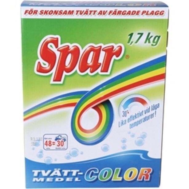Spar Tvättmedel Color 1,7kg*6