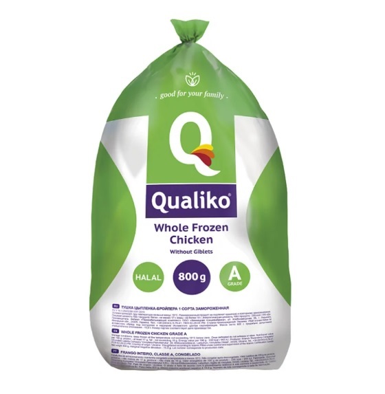 Kyckling hel Qualiko 800g*10