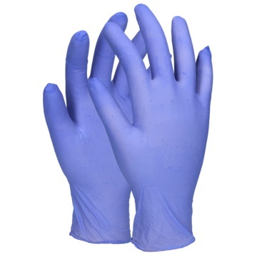 Handskar Nitrile blåa Large 100st*10
