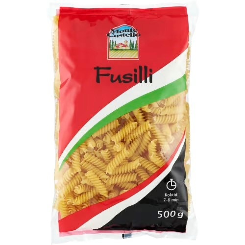 Pasta Fussili Monte 500*18