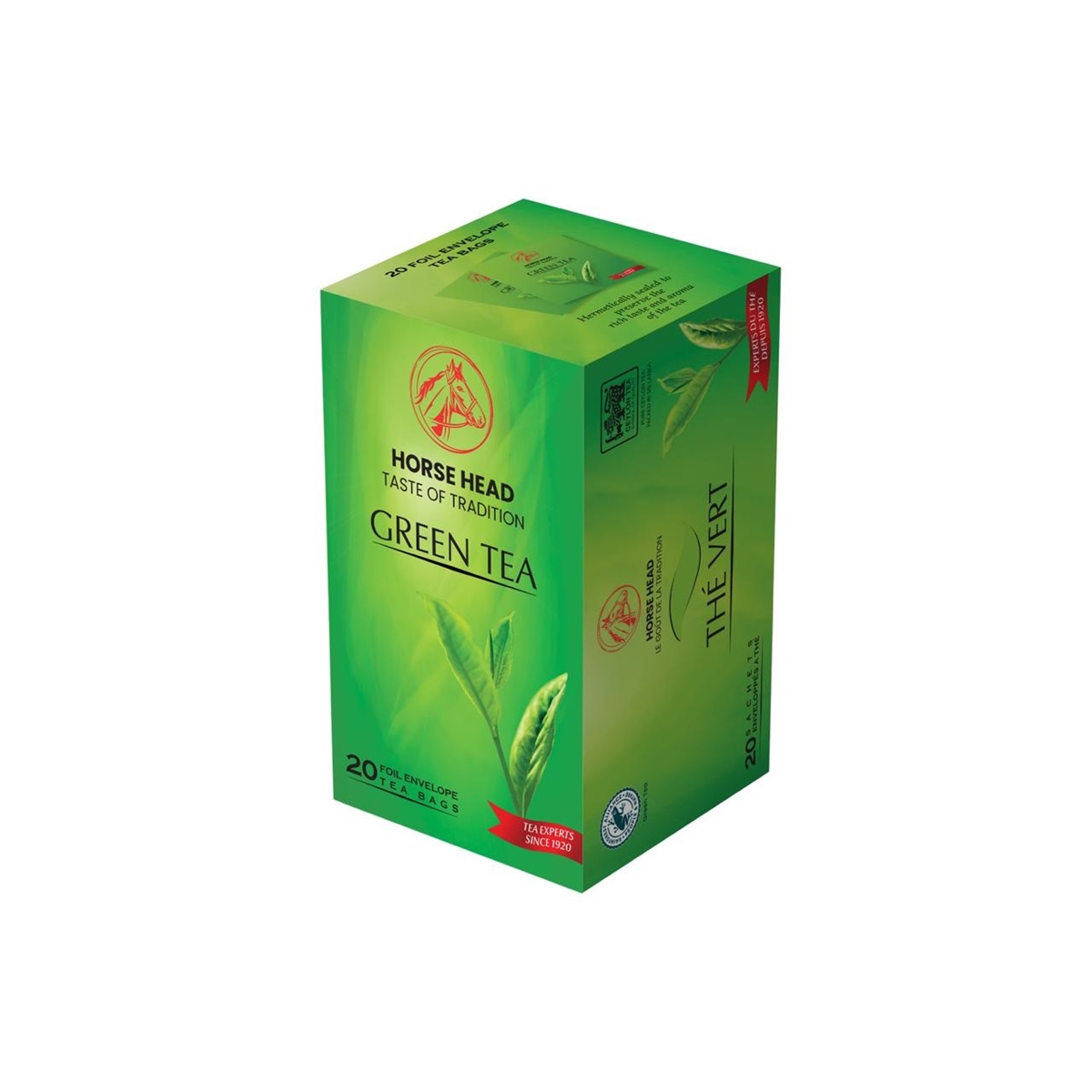Horse Head Grönt Te Natural 40g*24
