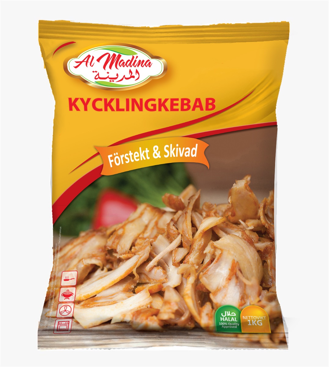 ALM Kycklingkebab Grillad 1 kg × 8