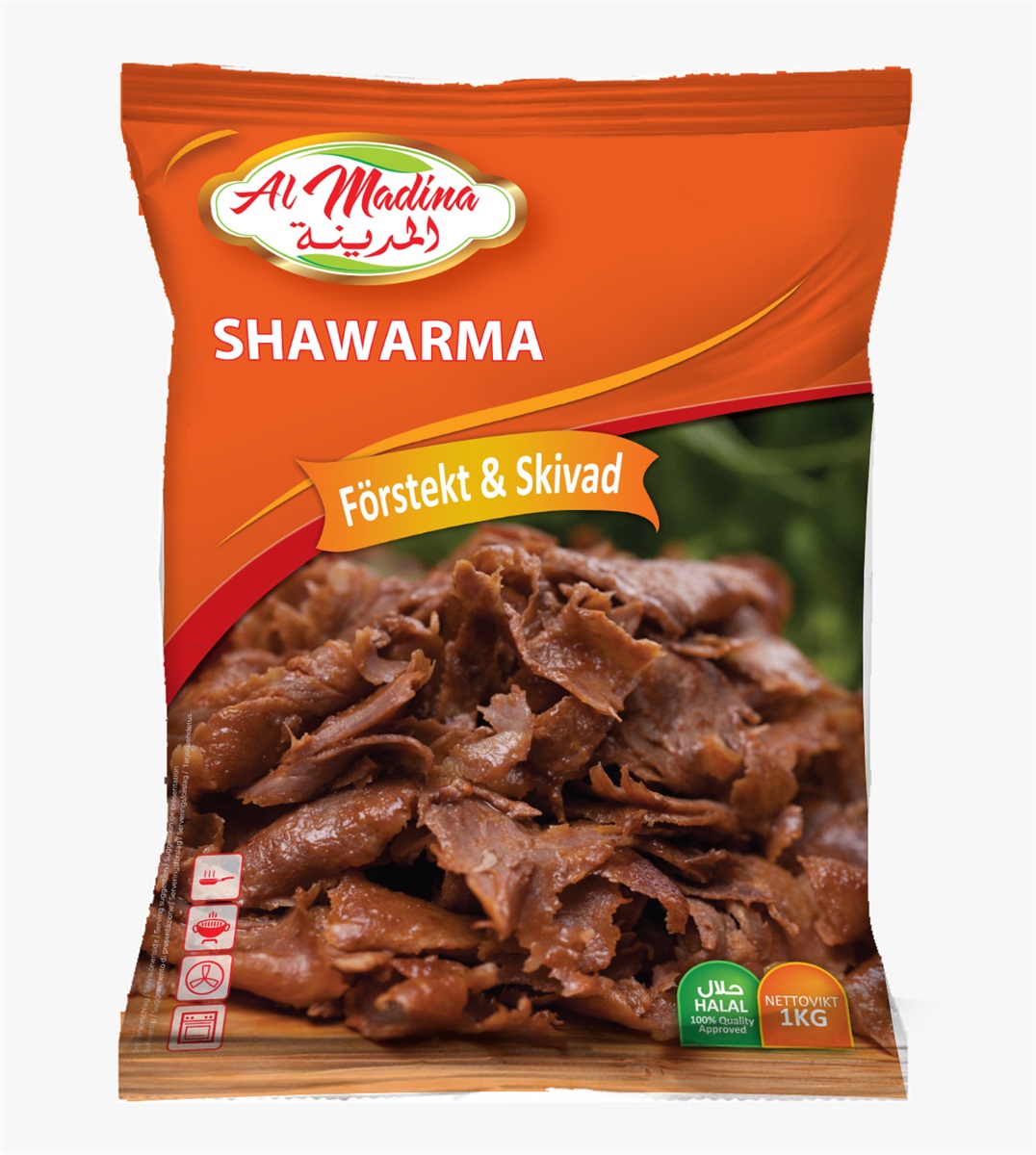 ALM 50/50 Shawarma & Kebab Grillad 1 kg × 8