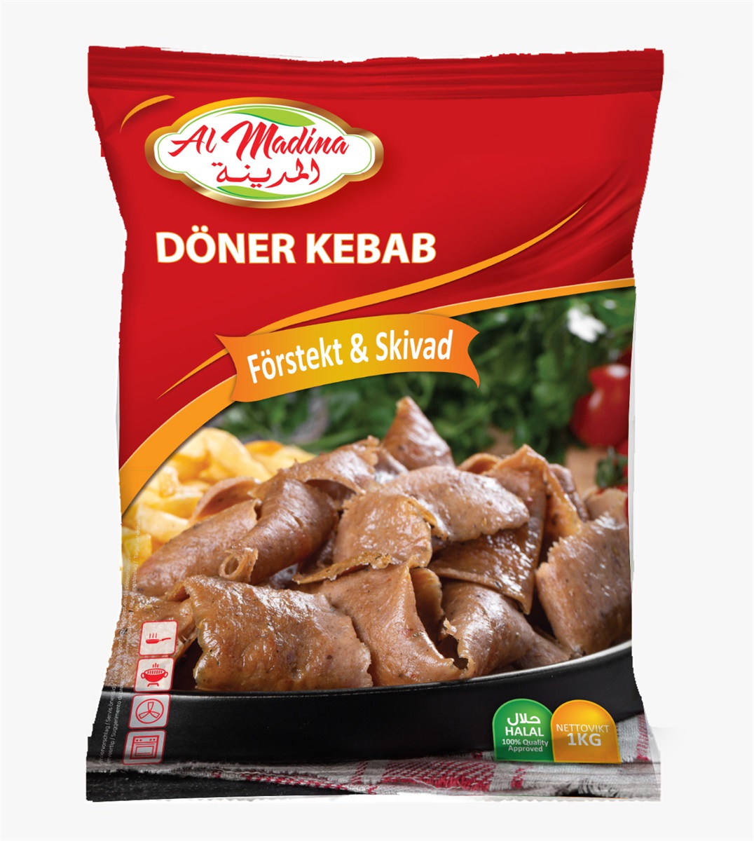 ALM Kebab Grillad 1 kg × 8