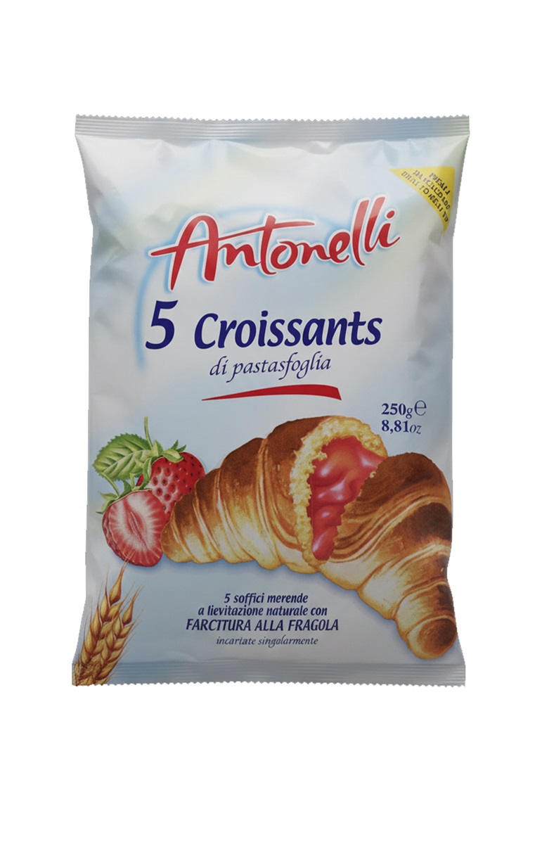 Croissant Jordgubb 5 ST  250gr*8