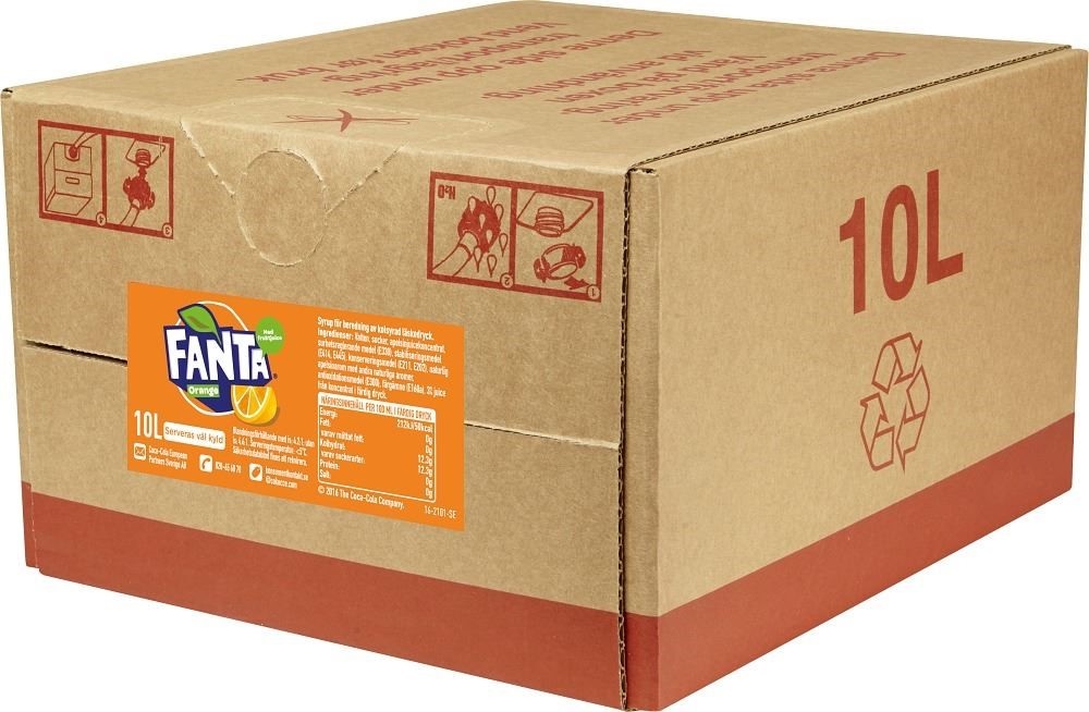 Bib Fanta Orange Zero 10L