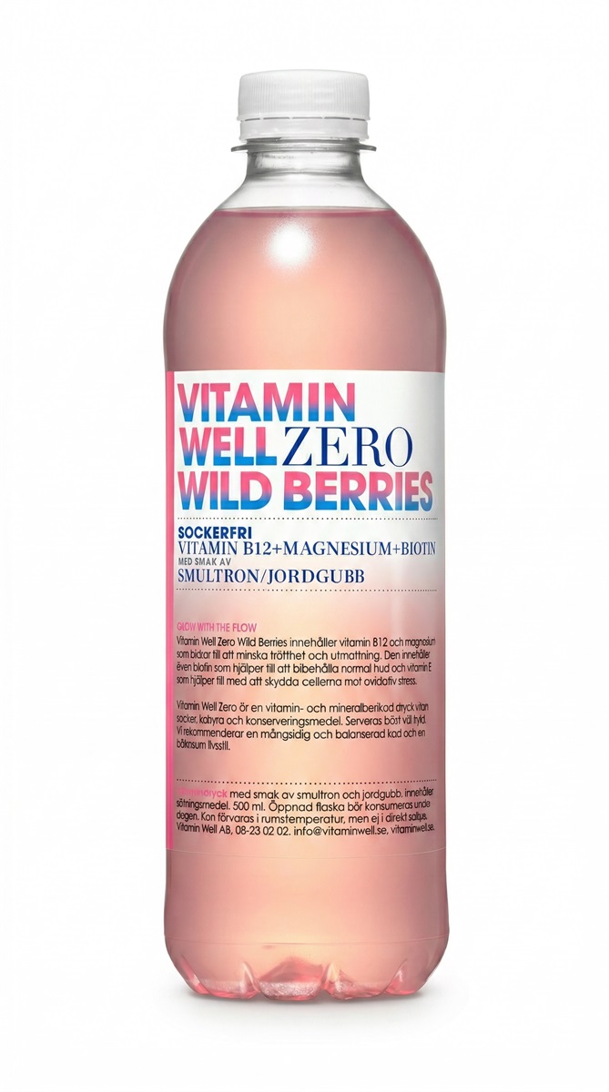 VitaminWell Zero Berries 500ml*12
