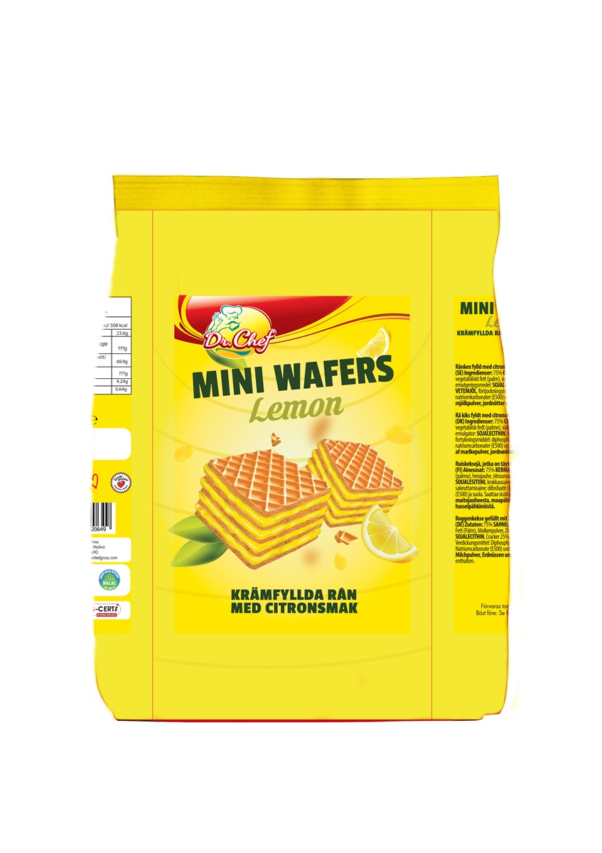 Dr wafers mini Lemon 130gr*12