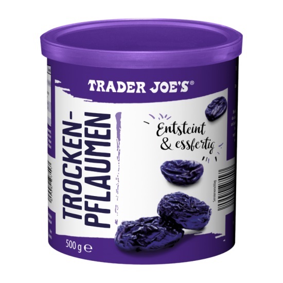 Plommon Torkade Trader 500g*18 TEXT